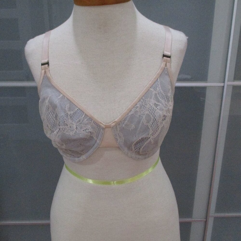 Spanx Pillow Cup Full Coverage Lace Bra Size 34 C NWT